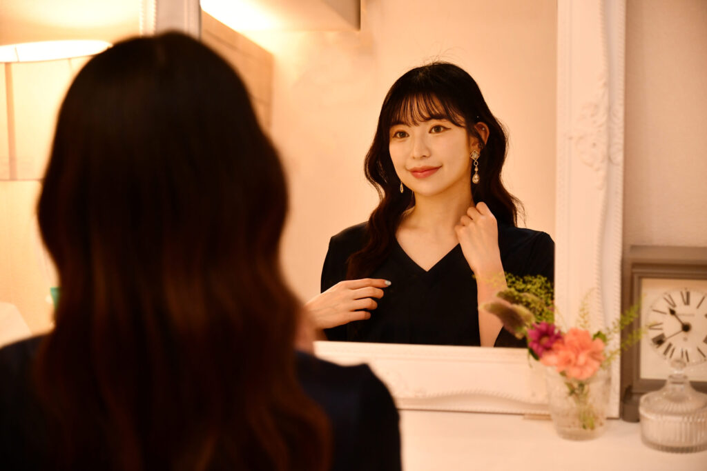 大阪西区新町でリラクゼーションマッサージ「Charme Princesse」の店内